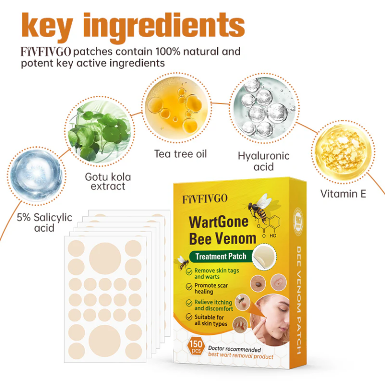 Fivfivgo™ WartGone Bee Venom Treatment Patch