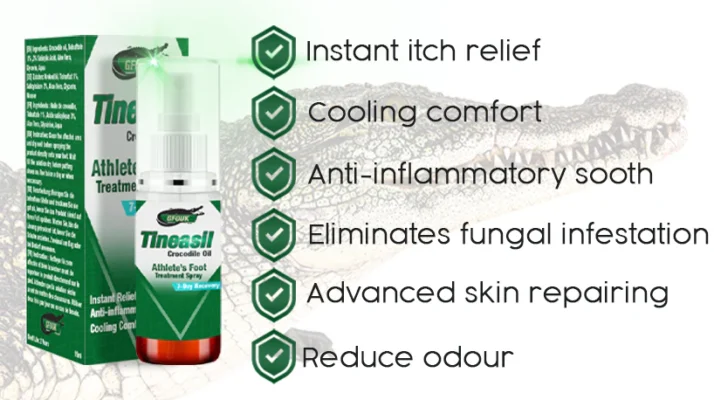 GFOUK™ Tineasil Athlete's Foot Crocodile Oil Treatment Spray