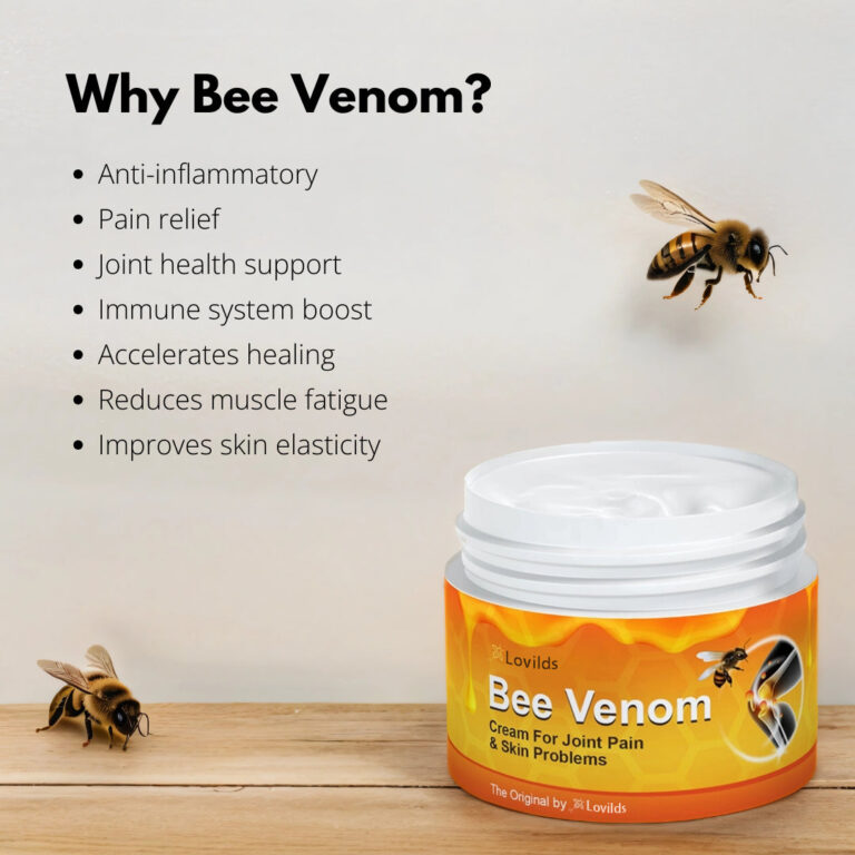 Lovilds Bee Venom Cream For Joint Pain And Skin Problems