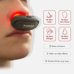 Oveallgo™ RespiRelief ULTRA Red Light Nasal Therapy Instrument