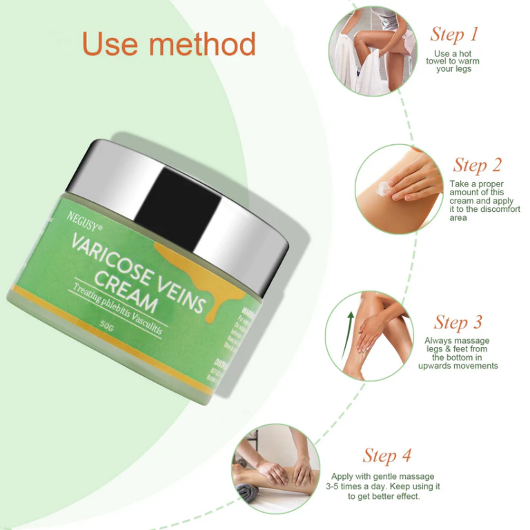 Negusy® Veins Cream: Complete Treatment for Varicose Veins