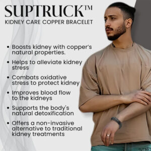 SUPTRUCK™ KidneyPower Magnetic Copper Bracelet