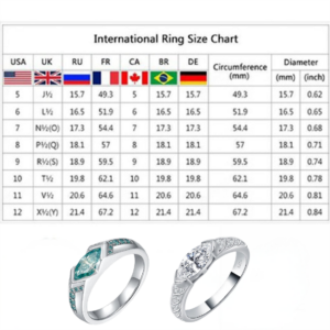 DIYSTAR Magnetology Moissanite Diamond Ring