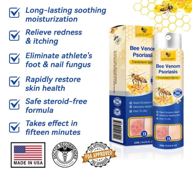 LOVILDS™ PsoriaHeal Bee Venom Psoriasis Treatment Spray