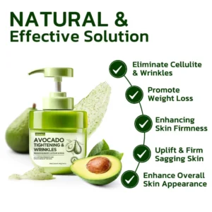 flysmus™ Avocado Tightening & Wrinkles Reducing Body Lotion Scrub