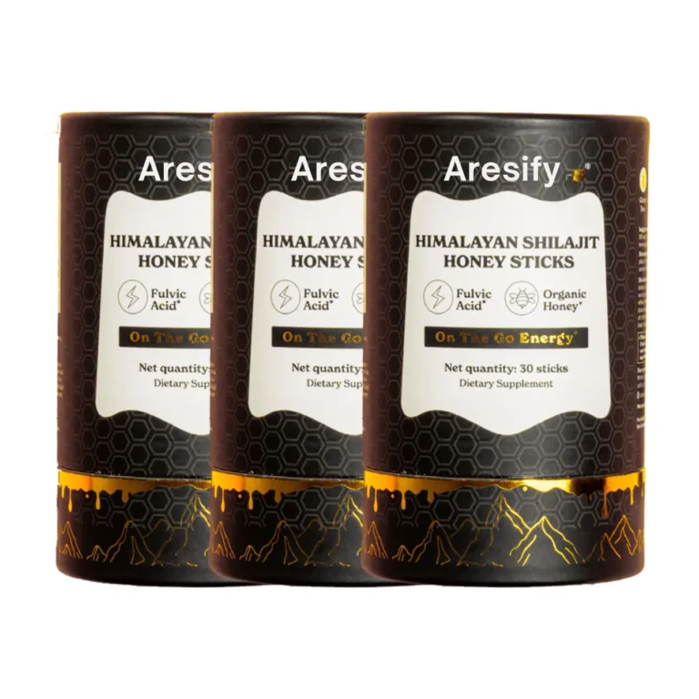 Aresify® Shilajit Honey Sticks