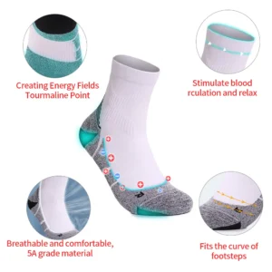 Baicloud Micro-vibration Massage Module Ionic Fiber Repair Socks