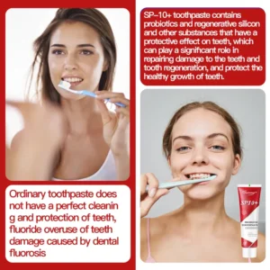 Dormorna ™ SP10+ Probiotic Regenerative Silicon Repair Cavity Whitening Toothpaste