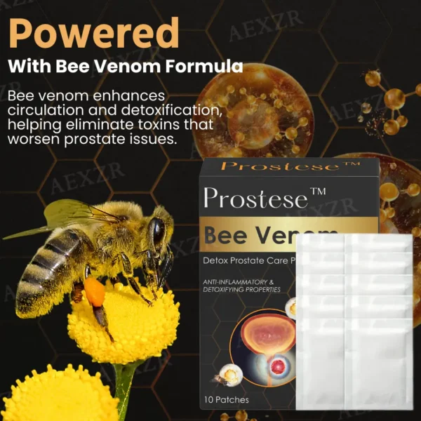 Prostese™ Bee Venom Detox Prostate Care Patch - Highly Recommended by Medical Experts!