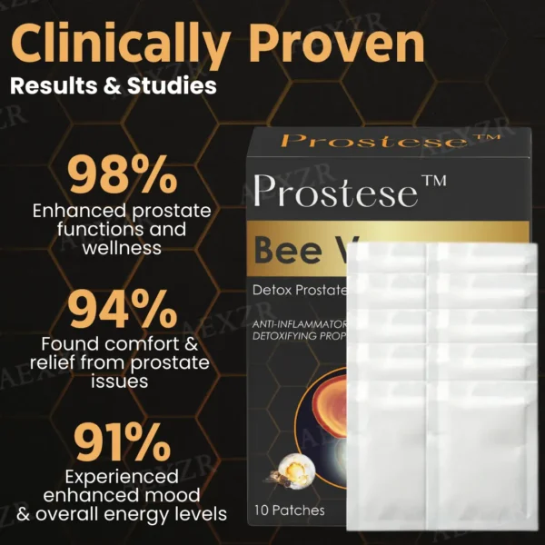 Prostese™ Bee Venom Detox Prostate Care Patch - Highly Recommended by Medical Experts!