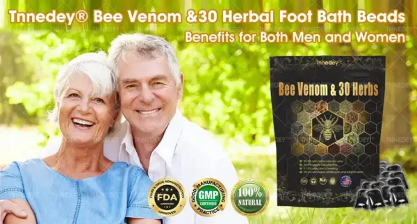 Tnnedey® Bee Venom & 30-Herb Detox Foot Soak Beads for Body Sculpting