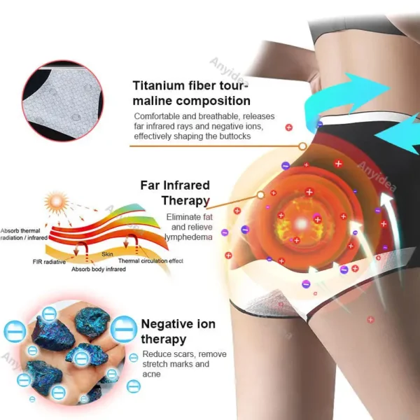 Advanced Titanium Shaping Shorts with Self-Heating Tourmaline Therapy - Image 9