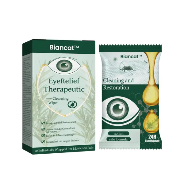 Biancat™ EyeRelief Therapeutic Cleansing Wipes