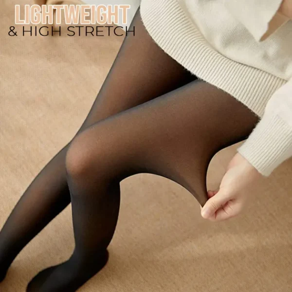 FrostGlam™ Winter Fleece Fake Translucent Tights