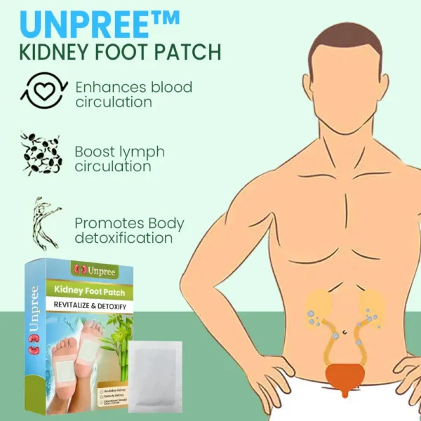 Unpree™ Herbal Kidney Foot Patch - Detox & Revitalize Naturally - Image 3